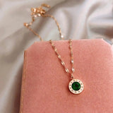 Collana con smeraldo | Oro