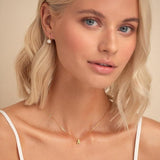 Collana con iniziale di lettera d'amore | Oro