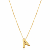 Collana con iniziale | Oro