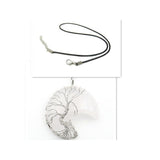 Collana con pendente albero della vita in cristallo | Oro