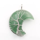 Collana con pendente albero della vita in cristallo | Oro