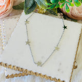 Collana con pendente « stella fine » | Oro