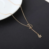 Collana corta luna stella | Oro