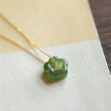 Collana di fiori con jasper | Oro