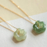 Collana di fiori con jasper | Oro