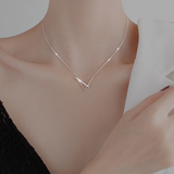 Collana brillante | Oro bianco