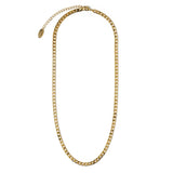 Collana a catena con maglie piatte | Oro