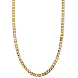 Collana a catena con maglie piatte | Oro