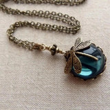 Collana a libellula rétro | Oro