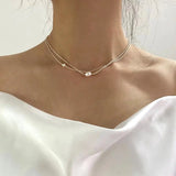 Collana di perle fresche | Oro
