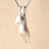 Collana 925 divertente | Oro bianco