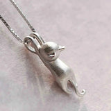 Collana 925 divertente | Oro bianco