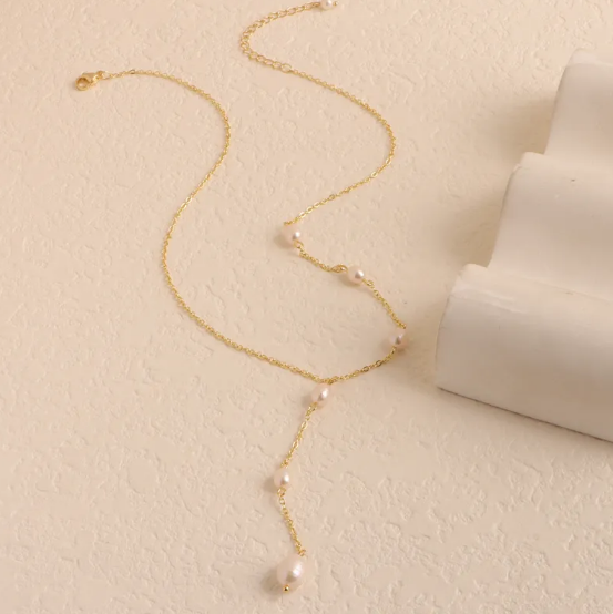 Collana con perle fresche | Oro