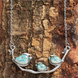 Collana rétro | Oro bianco