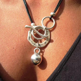 Collana rétro | Oro bianco