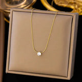 Collana con diamanti | Oro