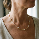 Collana con perla naturale | Oro