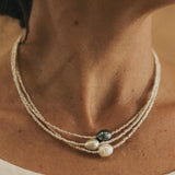 Collana in perle naturali | Oro