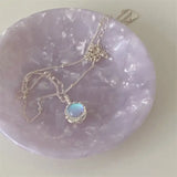 Collana in pietra di luna | Oro