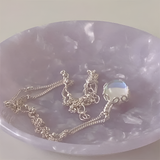 Collana in pietra di luna | Oro