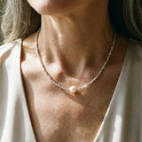 Collana rétro con perle | Oro