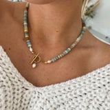 Collana rétro con pietre | Oro