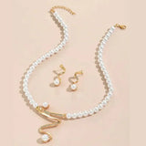 Set regalo in perle naturali: collana e orecchini | Oro