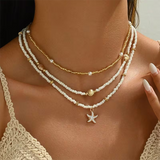 Set di 3 collane in tartaruga | Oro