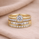 Set di anelli rétro | Oro