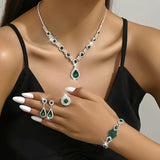 Set di gioielli Adriana Lysandre | Oro bianco