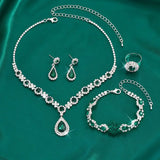 Set di gioielli Adriana Lysandre | Oro bianco