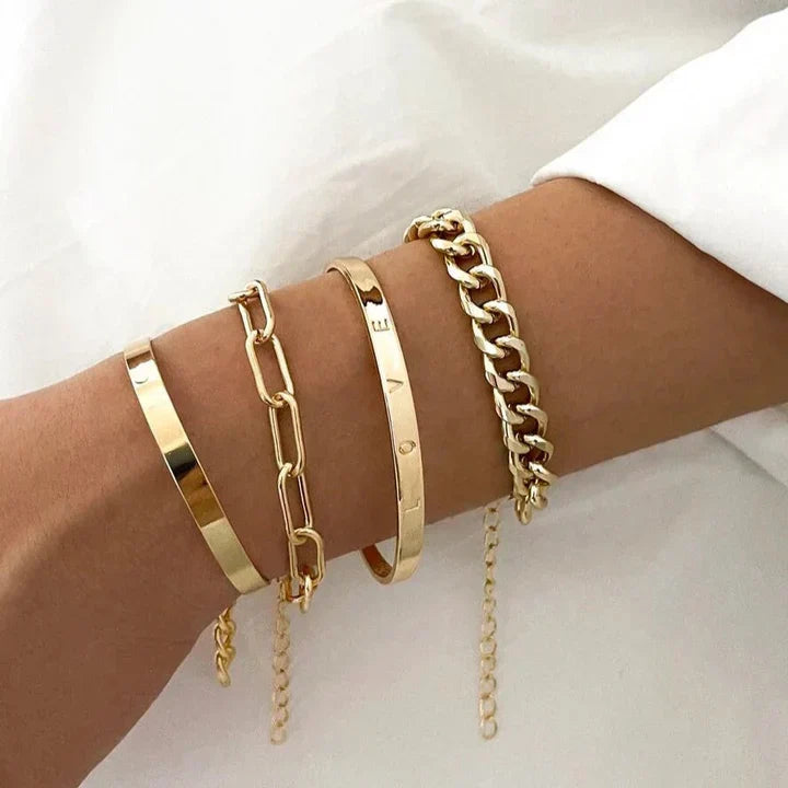 Set di bracciali Élan Mercier | Oro bianco