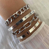 Set di bracciali Élan Mercier | Oro bianco