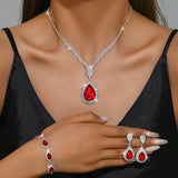 Set di gioielli Thalia | Oro bianco