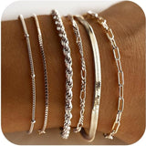 Set di bracciali Isabelle Vernet | Oro bianco