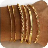 Set di braccialetti Isabelle Vernet | Oro