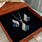 Set di gioielli Brienne Solazure | Oro bianco