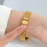 Orologio a maglie regale | Oro