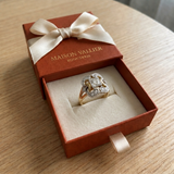Anello vintage con brillanti | Oro