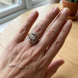 Anello vintage con brillanti | Oro