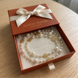 Collana elegante con piccola perla | Oro