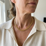 Collana cubana a grandi maglie | Oro