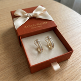 Orecchini rétro e diamante | Oro