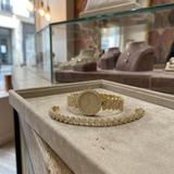 Orologio e bracciale lusso radiante | Oro